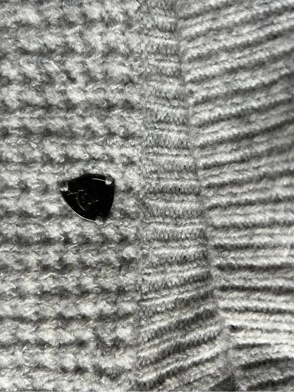 Kuhl Light Gray Waffle Knit Turtleneck Sweater